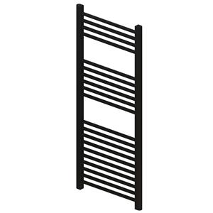 Boss & wessing Radiator  Wingrave 120x40 cm Mat Zwart Zij-Onderaansluiting (514 Watt)