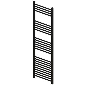 Boss & wessing Radiator  Wingrave 160x40 cm Mat Zwart Zij-Onderaansluiting (669 Watt)