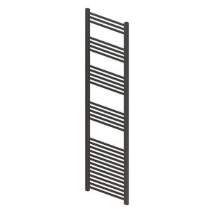 Bws Designradiator Boss & Wessing Vertico Multirail 180x50 cm Antraciet Zij-Onderaansluiting