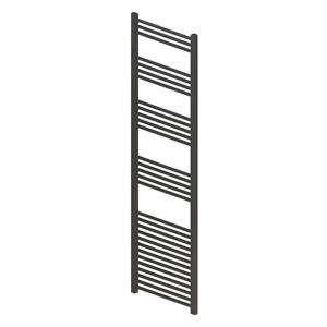 Bws Designradiator Boss & Wessing Vertico Multirail 180x60 cm Antraciet Zij-Onderaansluiting