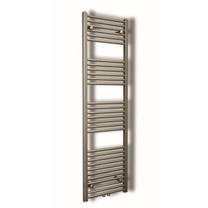 Sanicare Designradiator  Inox-Look Inclusief Ophanging Midden Aansluiting Recht 160x45 cm