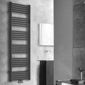 Boss & Wessing Radiator  Emma 182x60 cm Midden Onder Aansluiting Mat Zwart (1098 Watt)