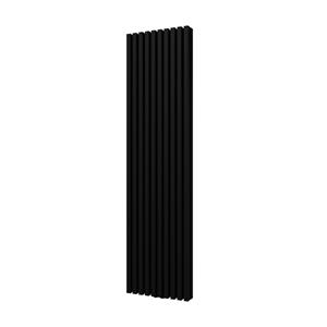 Boss & wessing Handdoekradiator  Siela Dubbel 180 x 46,2 cm Mat Zwart