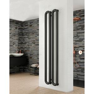 Instamat Designradiator  Tubone-V 150x44x14cm Incl. Aansluitset Wit