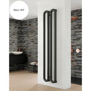 Instamat Designradiator  Tubone-V 170x44x14cm Incl. Aansluitset Wit