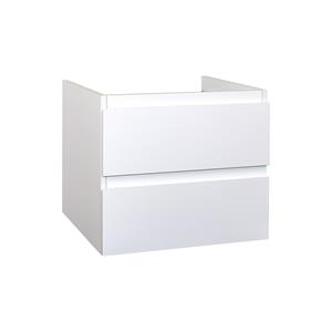 Boss & Wessing Badkamermeubelset  Sally 80 cm Twee Soft-Close Lades Hoogglans Wit