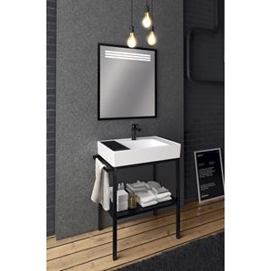 Boss & Wessing Badkamermeubelset  Arya 68 cm Mat Zwart