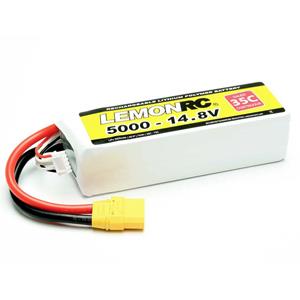 LemonRC Modellbau-Akkupack (LiPo) 14.8V 5000 mAh Zellen-Zahl: 4 35 C Softcase XT90