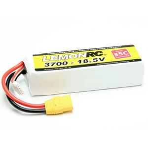 LemonRC LiPo accupack 18.5 V 3700 mAh Aantal cellen: 5 35 C Softcase XT90