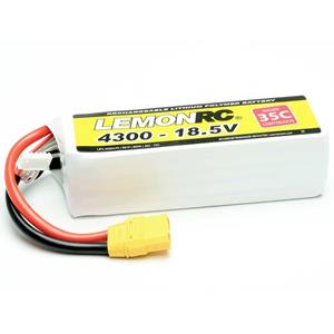 LiPo accupack 18.5 V 4300 mAh Aantal cellen: 5 35 C Softcase XT90