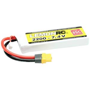 LemonRC Modellbau-Akkupack (LiPo) 7.4V 2200 mAh Zellen-Zahl: 2 35 C Softcase XT60