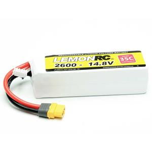 LemonRC Modellbau-Akkupack (LiPo) 14.8V 2600 mAh Zellen-Zahl: 4 35 C Softcase XT60