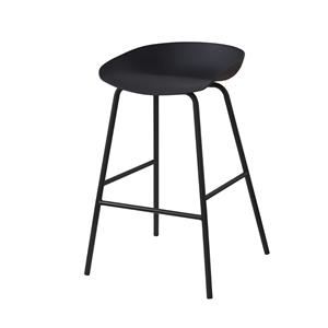 Huisenthuis.nl Barkruk Mickey Zwart - Set van 4