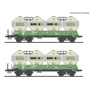 Roco 77006 H0 2er-Set Silowagen der ZSSK