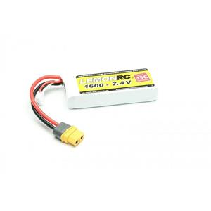 LemonRC Modellbau-Akkupack (LiPo) 7.4V 1600 mAh Zellen-Zahl: 2 35 C Softcase XT60