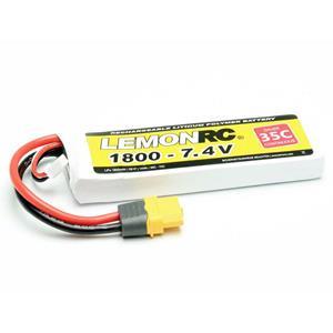 LemonRC Modellbau-Akkupack (LiPo) 7.4V 1800 mAh Zellen-Zahl: 2 35 C Softcase XT60