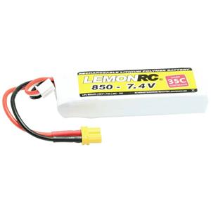 LemonRC Modellbau-Akkupack (LiPo) 7.4V 850 mAh Zellen-Zahl: 2 35 C Softcase XT30