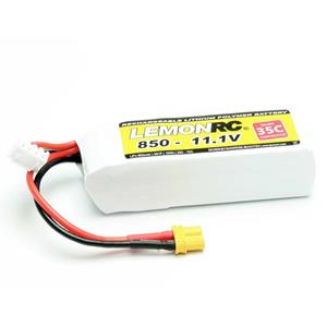 LemonRC Modellbau-Akkupack (LiPo) 11.1V 850 mAh Zellen-Zahl: 3 35 C Softcase XT30