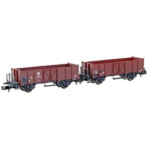 Hobbytrain H24351 N 2er-Set offene Güterwagen L6 der SBB