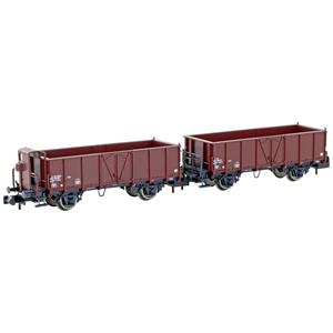 Hobbytrain H24352 N 2er-Set offene Güterwagen L6 der SBB