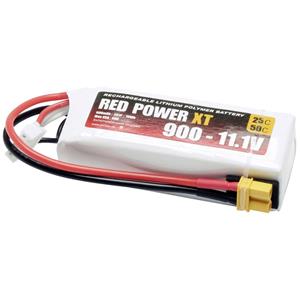 redpower Red Power Modellbau-Akkupack (LiPo) 11.1V 900 mAh 25 C Softcase XT30