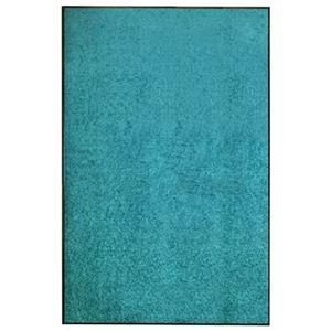 Fußmatte Türmatte Fußmatte Waschbar Cyan 120x180 cm Schmutzfangmatte Türvorlege, vidaXL, Rechteck, Höhe: 120 mm