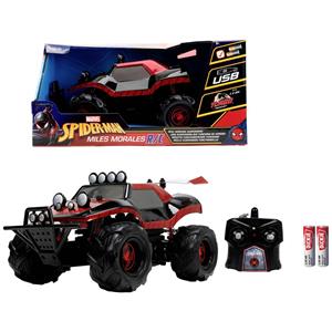 JADA TOYS 253228004 Marvel Miles Morales RC Buggy 1:14 RC modelauto voor beginners Elektro Buggy