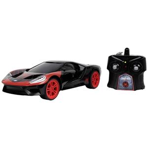 jadatoys JADA TOYS 253226004 Marvel Miles Morales RC 2017 Ford GT 1:16 RC Einsteiger Modellauto Elektro Sport