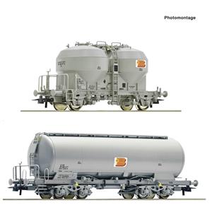 Roco 77038 H0 2er-Set Silowagen der SBB