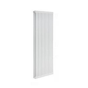 Boss & Wessing Designradiator Plieger Florence 1677 Watt Zijaansluiting 180x60 cm Wit Structuur