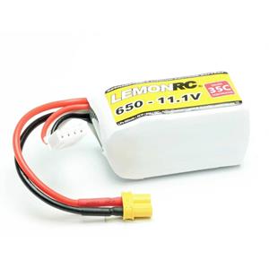 LemonRC Modellbau-Akkupack (LiPo) 11.1V 650 mAh Zellen-Zahl: 3 35 C Softcase XT30