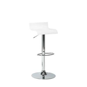 Beliani VALENCIA Set van 2 barstoelen Wit