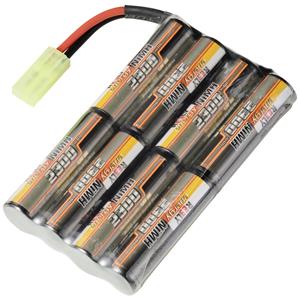 Reely Modellbau-Akkupack (NiMh) 9.6V 2300 mAh Zellen-Zahl: 8 Mignon (AA) Mignon (AA) Stick Mini-Tami