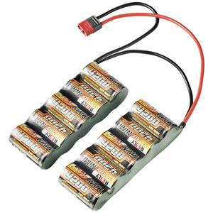 Reely Modellbau-Akkupack (NiMh) 12V 4200 mAh Zellen-Zahl: 10 Side-by-Side T-Stecksystem