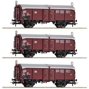 Roco 77050 H0 3er-Set Schiebedachwagen der DB