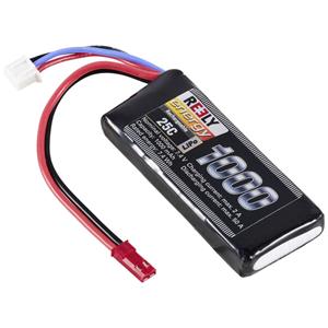 Reely Modellbau-Akkupack (LiPo) 7.4V 1000 mAh Zellen-Zahl: 2 25 C Softcase BEC