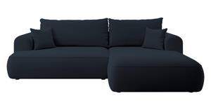 NADUVI Collection Hoekbank Philipa rechts velvet met slaapfunctie | 