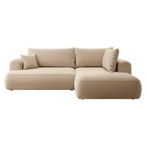 NADUVI Collection Hoekbank Philipa Big rechts velvet met slaapfunctie | 