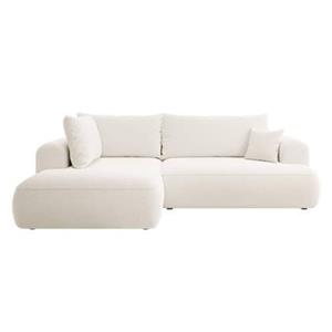 NADUVI Collection Hoekbank Philipa Big links bouclé met slaapfunctie | 