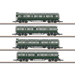 Märklin 87565 Z 4-delige set personenrijtuigen van de DB