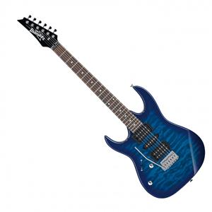 Ibanez GRX70QAL GIO Left Handed Transparent Blue Burst - Nearly New