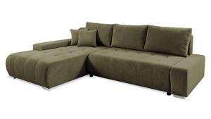 NADUVI Collection Hoekbank Olivia links ribstof | 