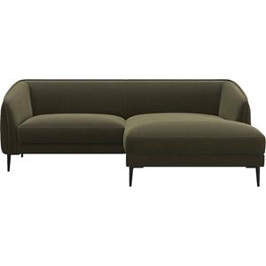 FLEXLUX Ecksofa "Belle", Sitzaufbau hochwertiger Kaltschaum und Stahl-Wellenunterfederung