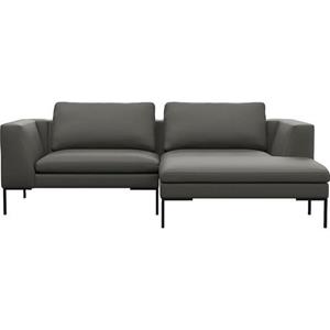 FLEXLUX Hoekbank Loano, super comfortabel zitcomfort door koudschuim in de zitting, L-vorm