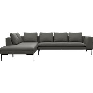 FLEXLUX Hoekbank Loano, super comfortabel zitcomfort door koudschuim in de zitting, L-vorm