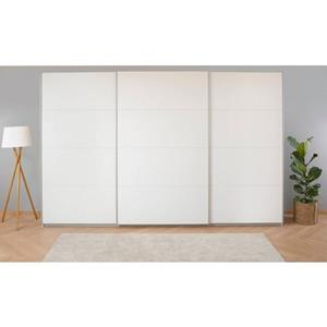 rauch Zweefdeurkast Kleiderschrank Schrank Garderobe KOLUNA mit Dekor-Front inclusief 2 binnenladen en extra legplanken made in germany