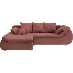 INOSIGN Hoekbank Imola elegant en comfortabel, actuele stiksels in de zitting, L-vorm