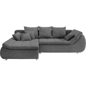 INOSIGN Hoekbank Imola elegant en comfortabel, actuele stiksels in de zitting, L-vorm