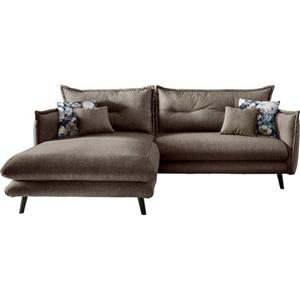 INOSIGN Hoekbank LAZIO inclusief 2 stuks reversible- en 2 stuks sierkussen