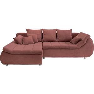 INOSIGN Hoekbank Imola elegant en comfortabel, actuele stiksels in de zitting, L-vorm